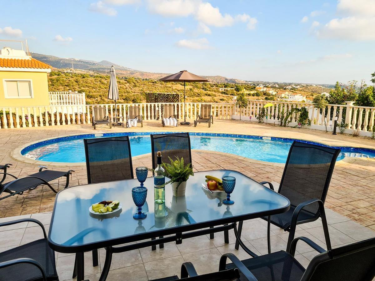 Katya-Sofia Villa - Tranquility With Sea View Peyia Exterior photo