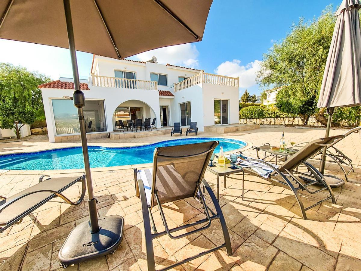 Katya-Sofia Villa - Tranquility With Sea View Peyia Exterior photo