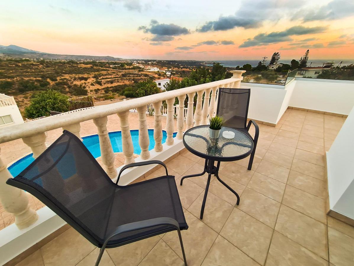 Katya-Sofia Villa - Tranquility With Sea View Peyia Exterior photo